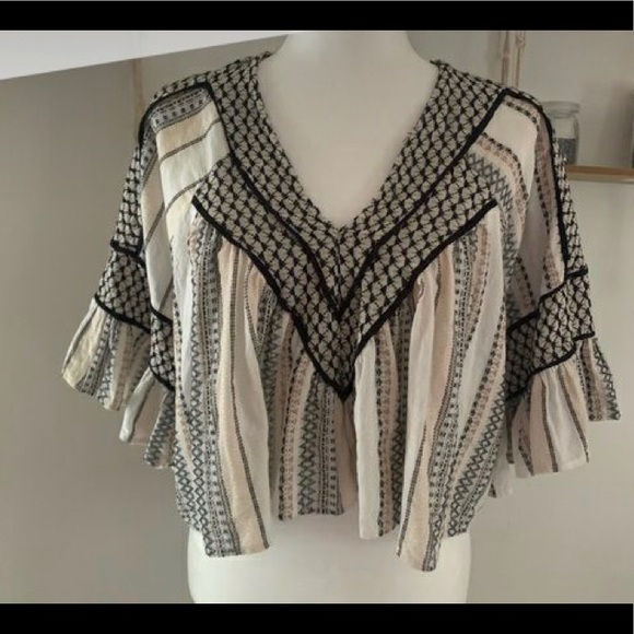 🌻Free people embroidered running on a dream top - Picture 4 of 6